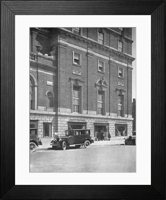 Framed Print : Detail of end bay, Hotel Statler, Buffalo, New York, 1923 Framed Print : Detail of end bay, Hotel Statler, Buffalo, New York, 1923
