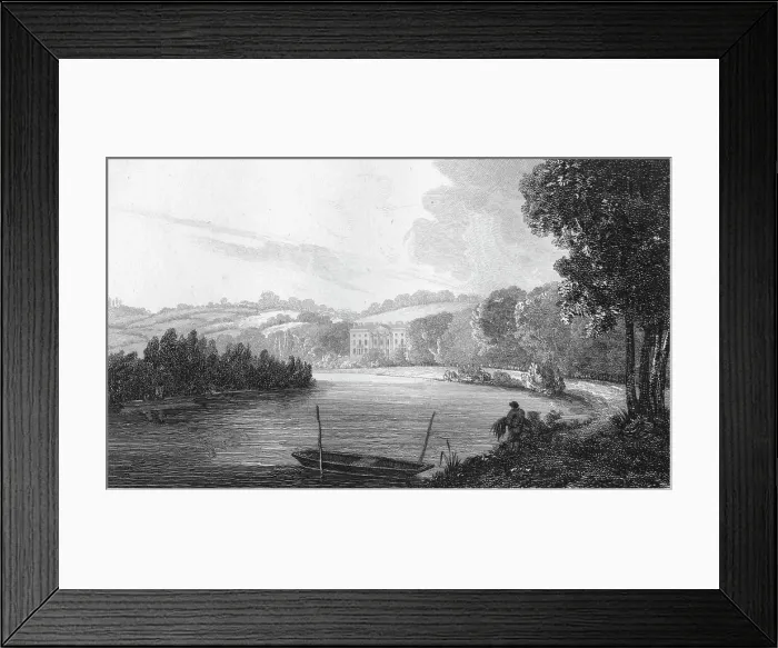 Framed Print : Beaumont Lodge, Lord Ashbrooke, 1810. Artist: William Bernard Cooke Framed Print : Beaumont Lodge, Lord Ashbrooke, 1810. Artist: William Bernard Cooke