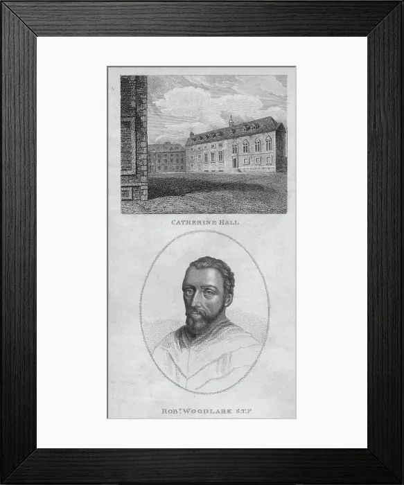 Framed Print : Catherine Hall, Robert Woodlark S. T. P. 1801 Framed Print : Catherine Hall, Robert Woodlark S. T. P. 1801