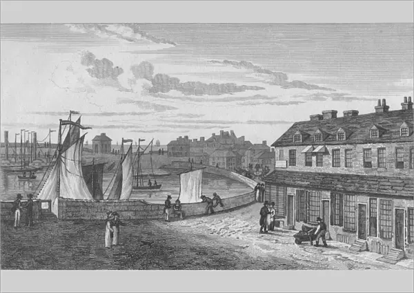 Marine Parade & Harbour, 1820. Artist: John Shury