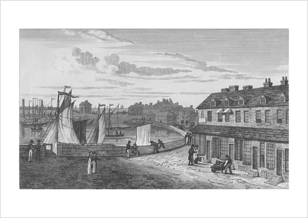 Marine Parade & Harbour, 1820. Artist: John Shury
