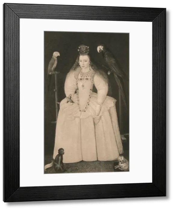 Framed Print : Arabella Stewart, c16th century, (1904). Artist: Marcus Gheeraerts, the Younger Framed Print : Arabella Stewart, c16th century, (1904). Artist: Marcus Gheeraerts, the Younger