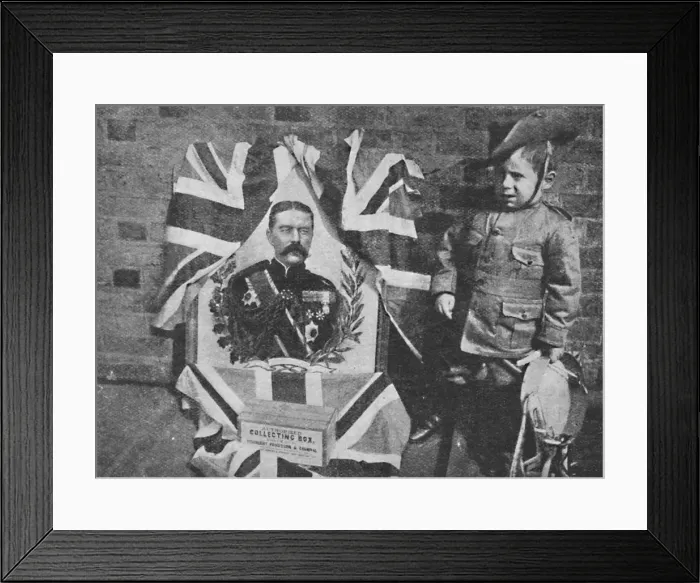 Framed Print : A successful collector: Master Dilistone, aged four, 1900