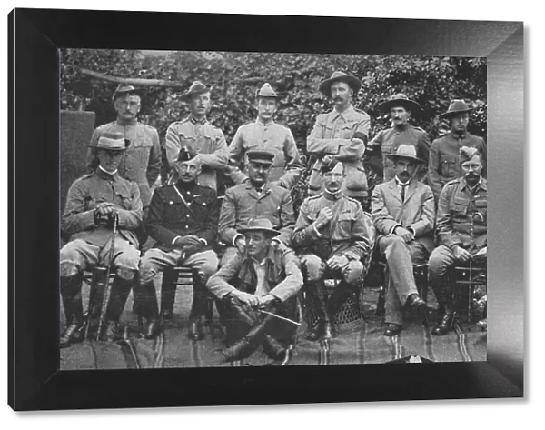 Major-General Baden-Powell and the Principal Men Who Helped Him to Defend Mafeking, 1900