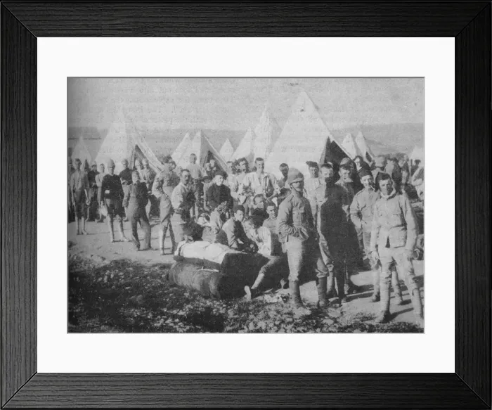Framed Print : The Dublin Fusiliers Just Before Embarking in the Armoured Train, 1902 Framed Print : The Dublin Fusiliers Just Before Embarking in the Armoured Train, 1902