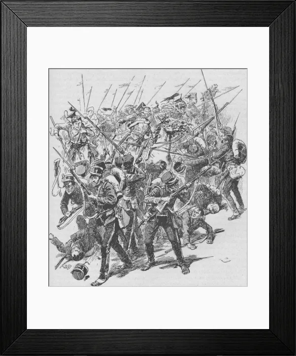 Framed Print : The Charge of the Austrian Lancers, 1902 Framed Print : The Charge of the Austrian Lancers, 1902
