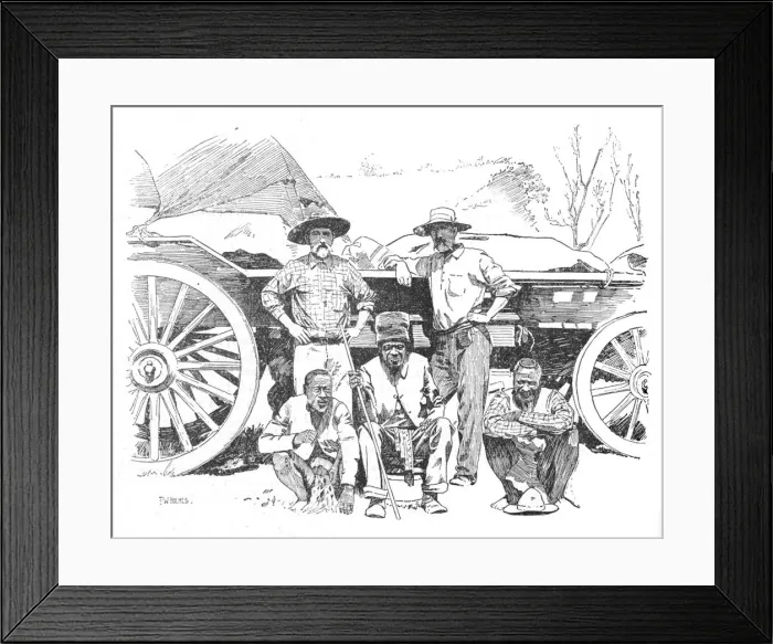 Framed Print : Mr. Riley. Umjan. Mr. Dawson, 1902. Artist: TW Holmes Framed Print : Mr. Riley. Umjan. Mr. Dawson, 1902. Artist: TW Holmes
