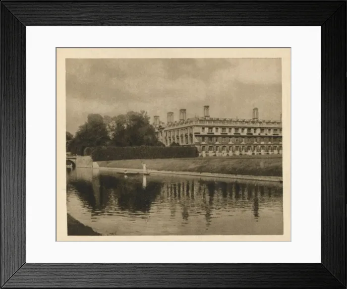 Framed Print : Clare College, Cambridge, 1923 Framed Print : Clare College, Cambridge, 1923