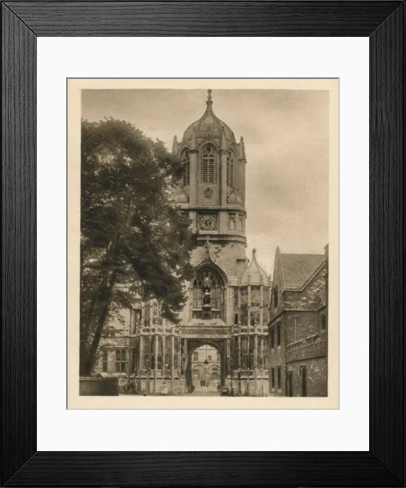 Framed Print : Tom Tower, Christchurch College, 1923 Framed Print : Tom Tower, Christchurch College, 1923