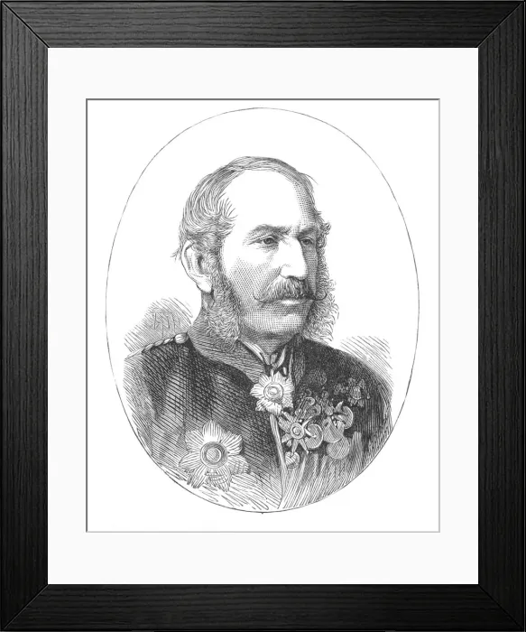 Framed Print : General Sir Arthur Cunynghame, K. C. B. c1880 Framed Print : General Sir Arthur Cunynghame, K. C. B. c1880