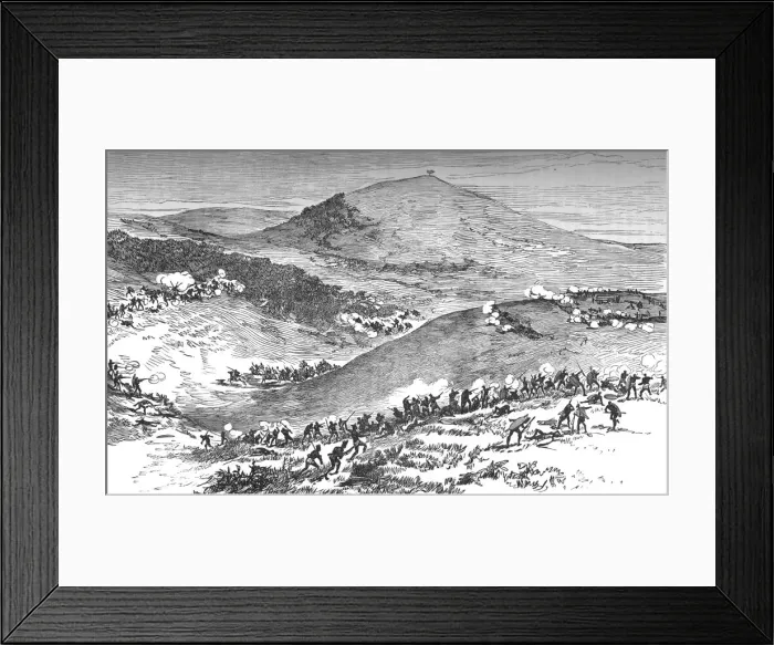 Framed Print : The Battle of Quintana, c1880 Framed Print : The Battle of Quintana, c1880