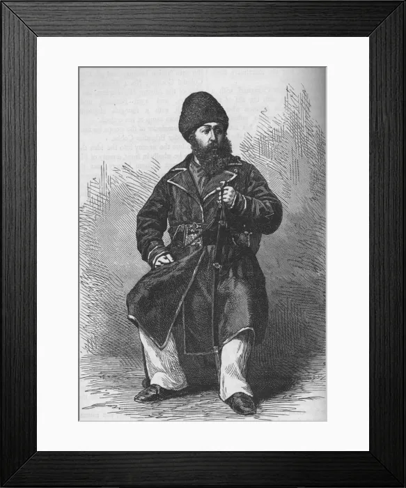 Framed Print : Sher Ali Khan, Ameer of Cabul, c1880 Framed Print : Sher Ali Khan, Ameer of Cabul, c1880