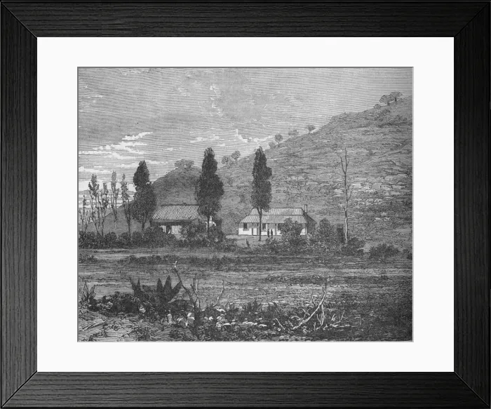 Framed Print : Rorkes Drift before the Attack, 1879, (c1880) Framed Print : Rorkes Drift before the Attack, 1879, (c1880)