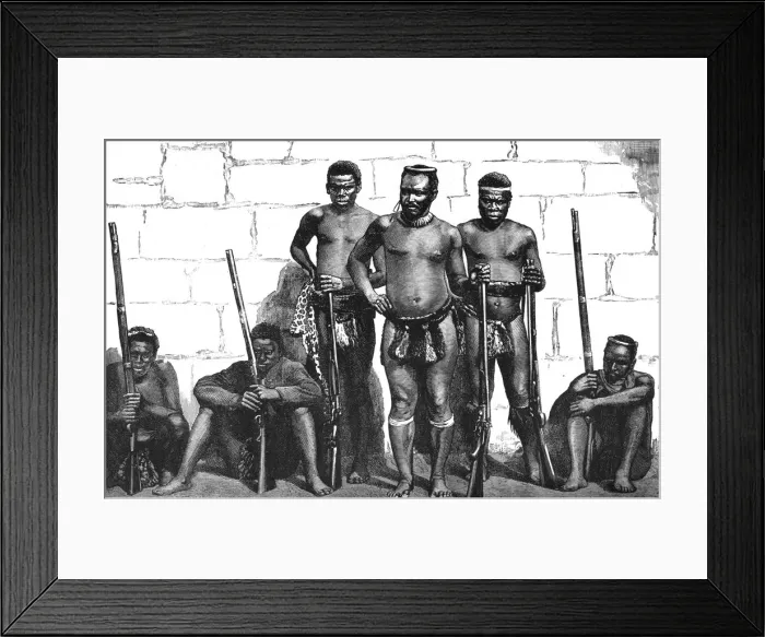 Framed Print : Dabulamanzi, one of the Zulu Leaders at Isandhlwana and Ghingilovo, c1880 Framed Print : Dabulamanzi, one of the Zulu Leaders at Isandhlwana and Ghingilovo, c1880