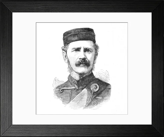 Framed Print : Major-General E. Newdigate, C. B. c1880 Framed Print : Major-General E. Newdigate, C. B. c1880