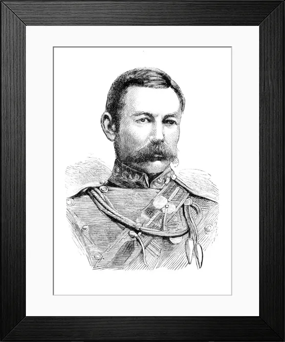 Framed Print : Colonel Drury Lowe, C. B. c1880 Framed Print : Colonel Drury Lowe, C. B. c1880
