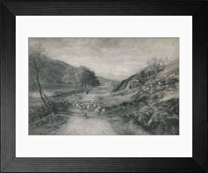 Framed Print : Mountains of Moidart, c1890, (1917). Artist: John MacWhirter Framed Print : Mountains of Moidart, c1890, (1917). Artist: John MacWhirter