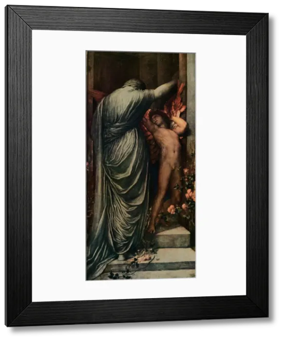 Framed Print : Love and Death, c1877, (1917). Artist: George Frederick Watts Framed Print : Love and Death, c1877, (1917). Artist: George Frederick Watts