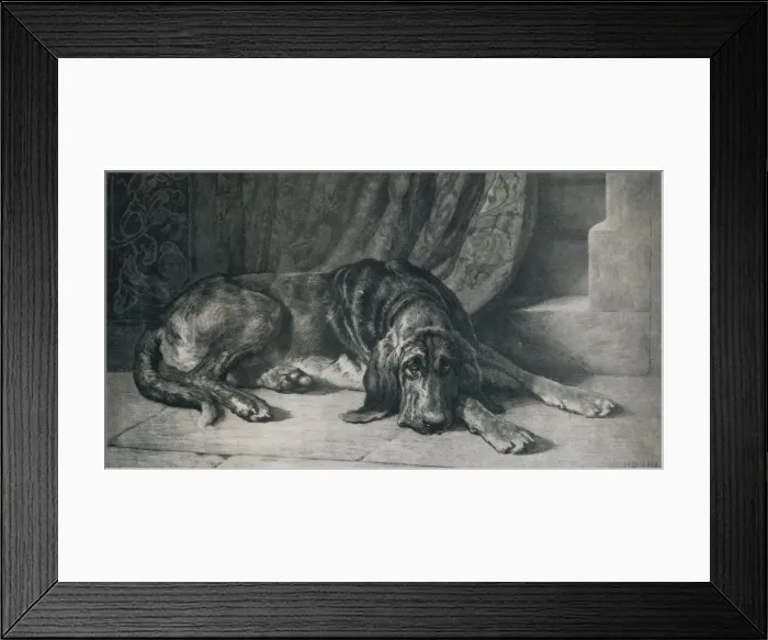 Framed Print : The Sentinel, 1913, (1917). Artist: Herbert Thomas Dicksee Framed Print : The Sentinel, 1913, (1917). Artist: Herbert Thomas Dicksee