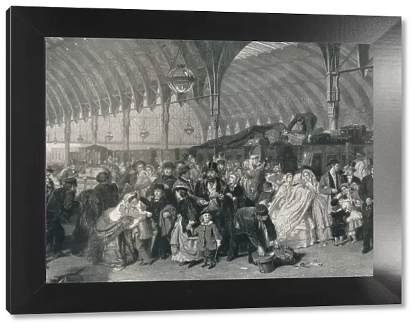 The Railway Station, 1862, (1917). Artist: William Powell Frith
