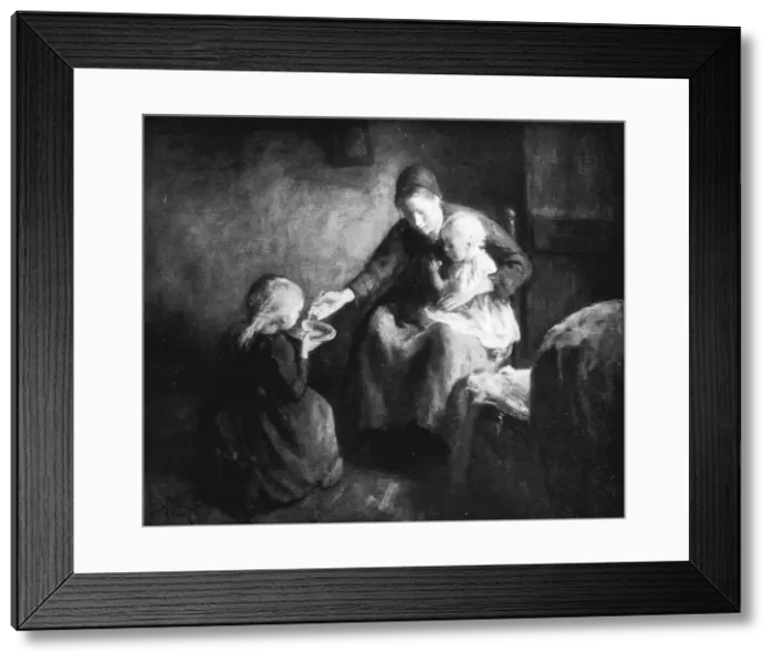 Framed Print : La Soupe, c1900, (1917). Artist: Jacob Simon Hendrik Kever Framed Print : La Soupe, c1900, (1917). Artist: Jacob Simon Hendrik Kever