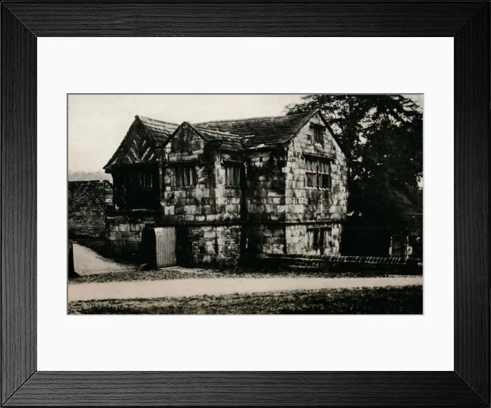 Framed Print : Gatehouse, Kirkless Priory, c1910, (1912). Artist: A Wigglesworth Framed Print : Gatehouse, Kirkless Priory, c1910, (1912). Artist: A Wigglesworth