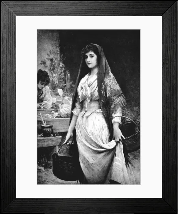 Framed Print : A Daughter of the Ghetto, c1910, (1912). Artists: Sir Luke Fildes, Luke Fildes Framed Print : A Daughter of the Ghetto, c1910, (1912). Artists: Sir Luke Fildes, Luke Fildes