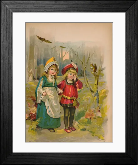 Framed Print : The Babes in the Wood, 1903 Framed Print : The Babes in the Wood, 1903