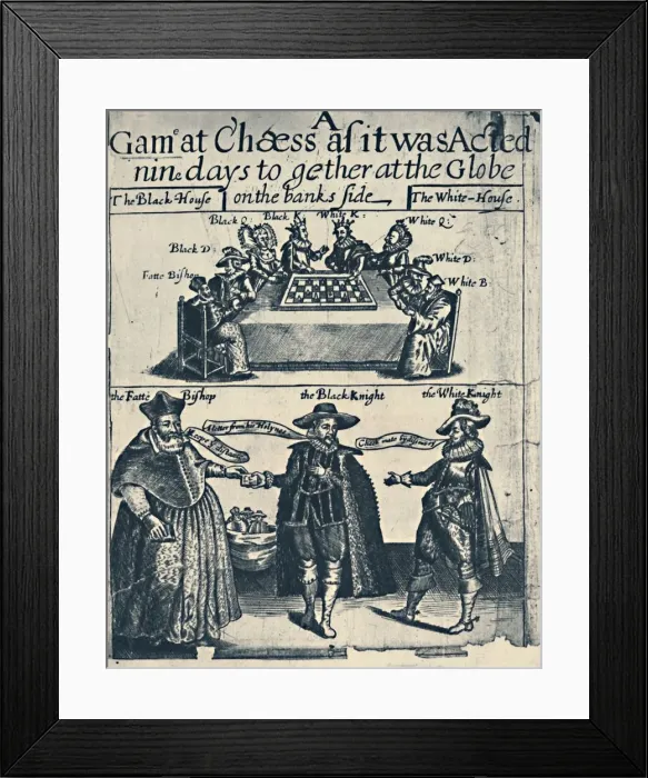 Framed Print : A Game at Chess, 1948 Framed Print : A Game at Chess, 1948