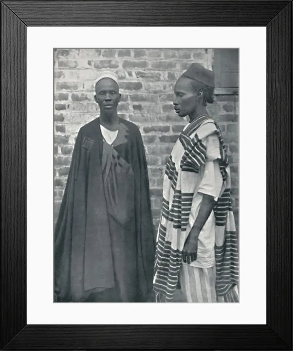 Framed Print : Two Mandingos from north-western Liberia, 1912. Artist: Harry Johnston Framed Print : Two Mandingos from north-western Liberia, 1912. Artist: Harry Johnston