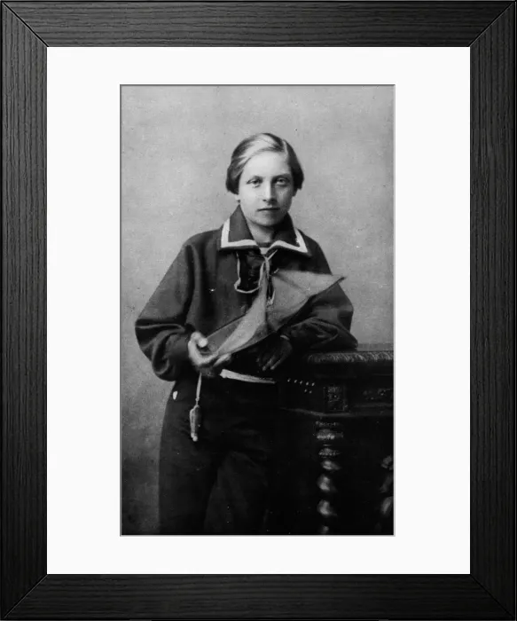 Framed Print : The German Emperor as a Boy, c1870, (1917). Artist: J Russell & Sons Framed Print : The German Emperor as a Boy, c1870, (1917). Artist: J Russell & Sons
