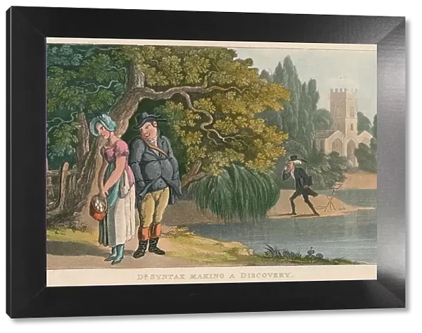 Dr Syntax Making a Discovery, 1820. Artist: Thomas Rowlandson