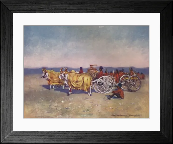 Framed Print : The Gold and Silver Cannons of Baroda, 1903. Artist: Mortimer L Menpes Framed Print : The Gold and Silver Cannons of Baroda, 1903. Artist: Mortimer L Menpes