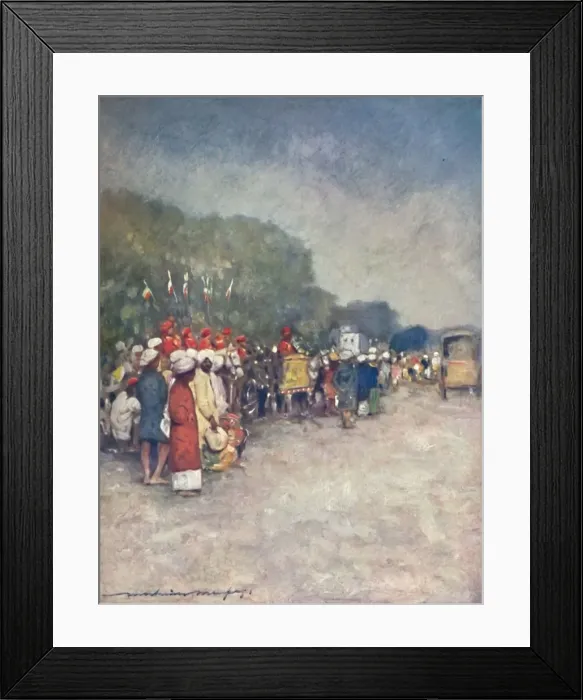 Framed Print : On the Alipur Road, 1903. Artist: Mortimer L Menpes Framed Print : On the Alipur Road, 1903. Artist: Mortimer L Menpes