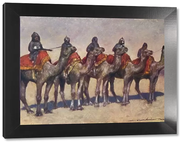 Armed Camel Riders from Bikanir, 1903. Artist: Mortimer L Menpes