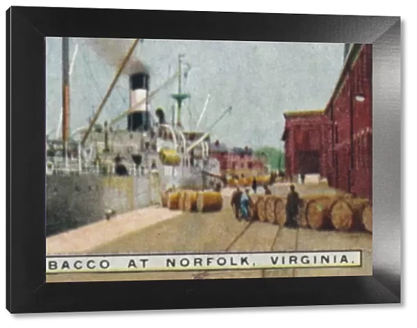 Loading Tobacco at Norfolk, Virginia. 1926