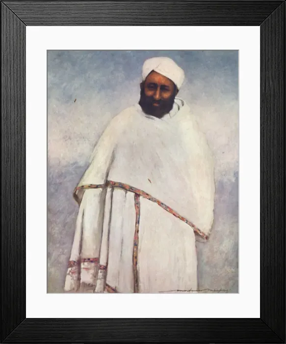 Framed Print : A Kashmiri Pundat, 1903. Artist: Mortimer L Menpes Framed Print : A Kashmiri Pundat, 1903. Artist: Mortimer L Menpes
