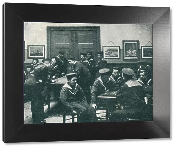 Sailor Boys in the Game Room at the Royal Sailors Rest, Devonport, 1901