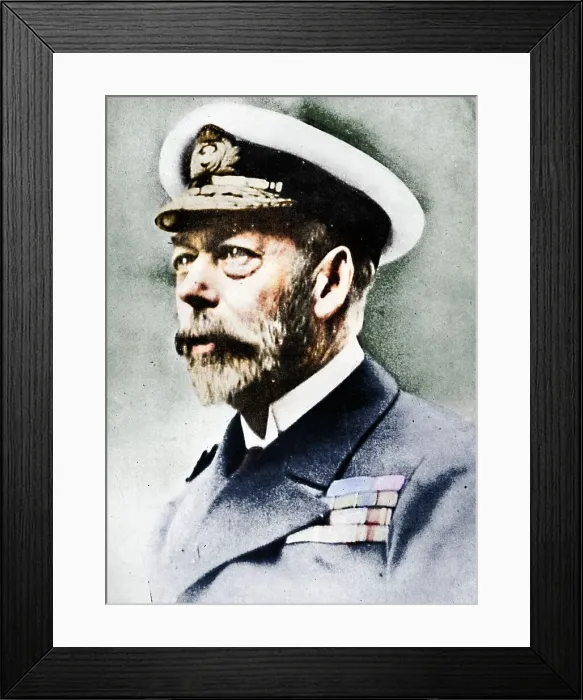 Framed Print : George V, King of the United Kingdom from 1910, c1936, (1945) Framed Print : George V, King of the United Kingdom from 1910, c1936, (1945)