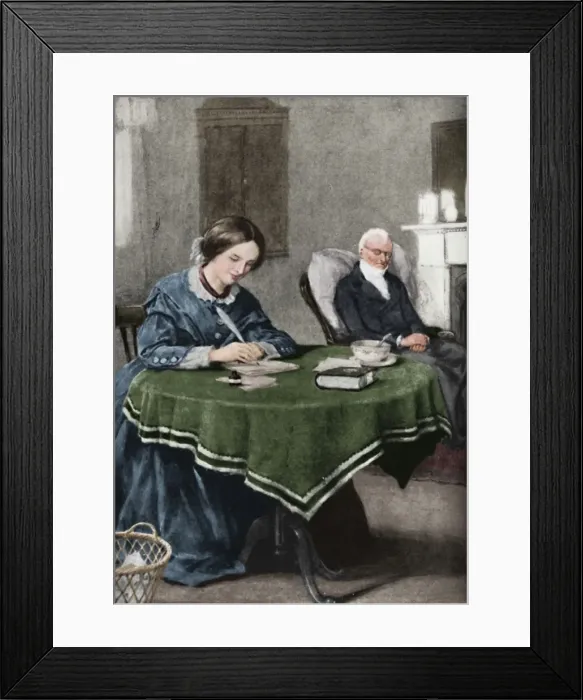Framed Print : The Brontes - Words Inspired By Hope That Won Renown, c1925 Framed Print : The Brontes - Words Inspired By Hope That Won Renown, c1925