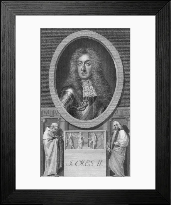 Framed Print : James II, 1789 Framed Print : James II, 1789
