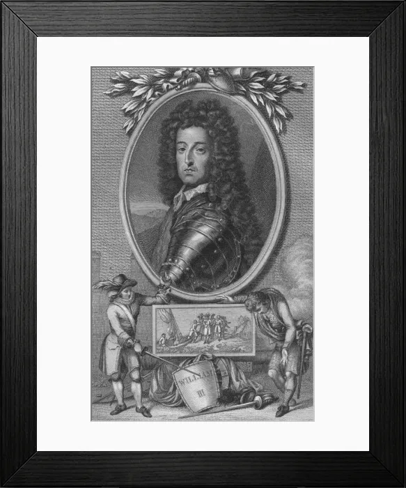 Framed Print : William III, 1790 Framed Print : William III, 1790