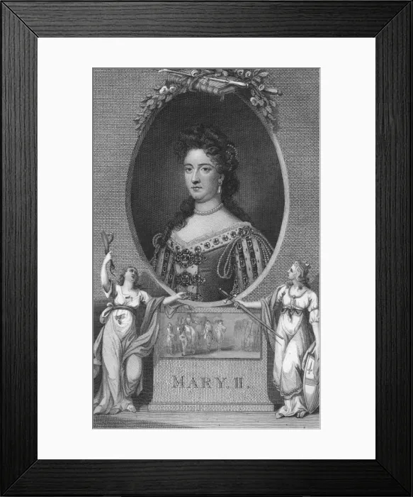 Framed Print : Mary II, 1790 Framed Print : Mary II, 1790