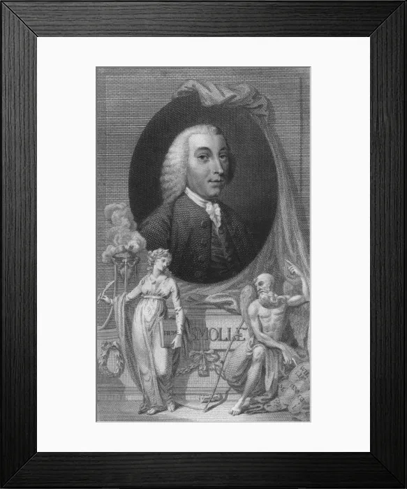 Framed Print : Tobias Smollett, 1790 Framed Print : Tobias Smollett, 1790