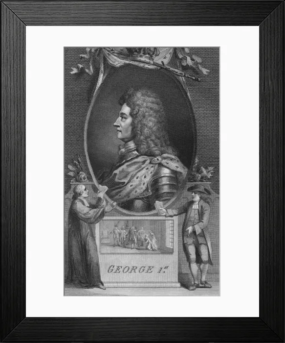 Framed Print : George 1st, 1790 Framed Print : George 1st, 1790