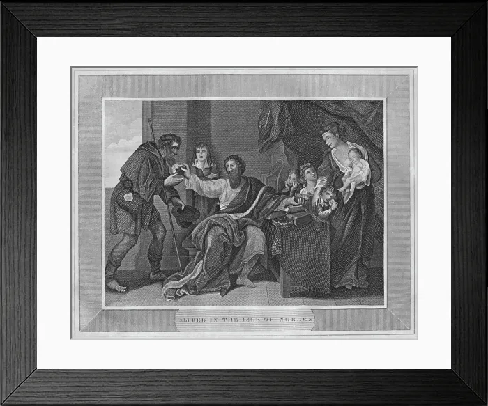 Framed Print : Alfred in the Isle of Nobles, 1838 Framed Print : Alfred in the Isle of Nobles, 1838