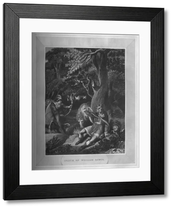 Framed Print : Death of William Rufus, 1838 Framed Print : Death of William Rufus, 1838