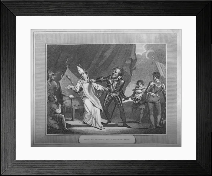 Framed Print : King William Seizing His Brother Odo, 1838 Framed Print : King William Seizing His Brother Odo, 1838