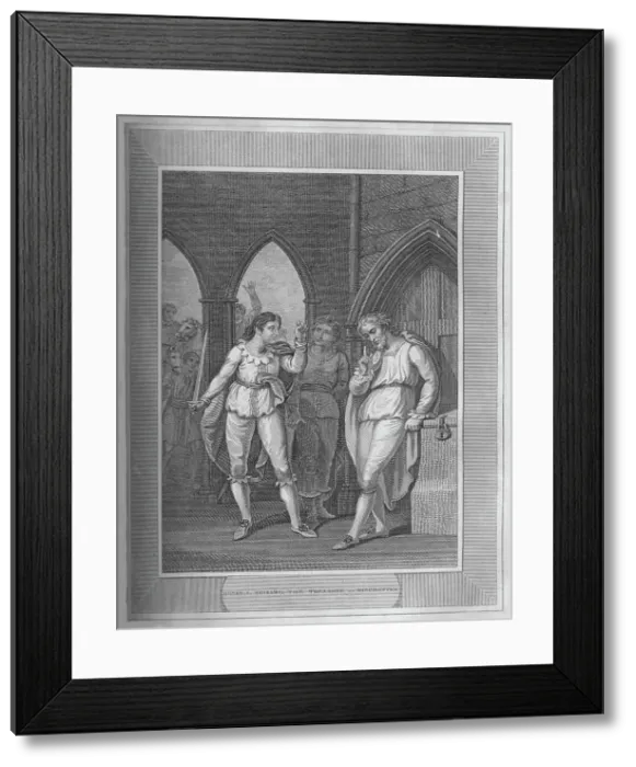 Framed Print : Henry I. Seizing The Treasure of Winchester, 1838 Framed Print : Henry I. Seizing The Treasure of Winchester, 1838