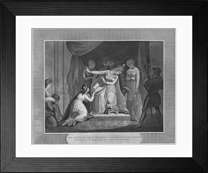 Framed Print : The Queen of King Stephen, Pleading with the Empress Matilda, on behalf of Her Husband, 1838 Framed Print : The Queen of King Stephen, Pleading with the Empress Matilda, on behalf of Her Husband, 1838